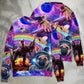 Pug Galaxy Rainbow Dinosaur Art – Sweater - Ugly Christmas Sweater