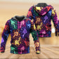 Rainbow Mushroom Galaxy Art - 3D Hoodie