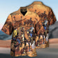 Western Cowboy Riding Horse – Hawaiian Shirt