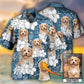 Summer Aloha Dog Custom Photo - Hawaiian Shirt