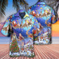 Christmas Santa Snowy Night Village – Hawaiian Shirt