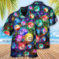 Billiards Funny Neon Colorful Design – Hawaiian Shirt