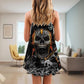 Oh My Skull Art – Women's Summer Sleeveless V-Neck Camisole Dress