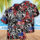 Viking Patriotic Warrior Wolf Independence Style – Hawaiian Shirt