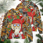 Christmas Hippie Santa Love And Peace – Sweater - Ugly Christmas Sweater