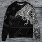 Viking Raven Valhalla Myth Style – Sweater - Ugly Christmas Sweater