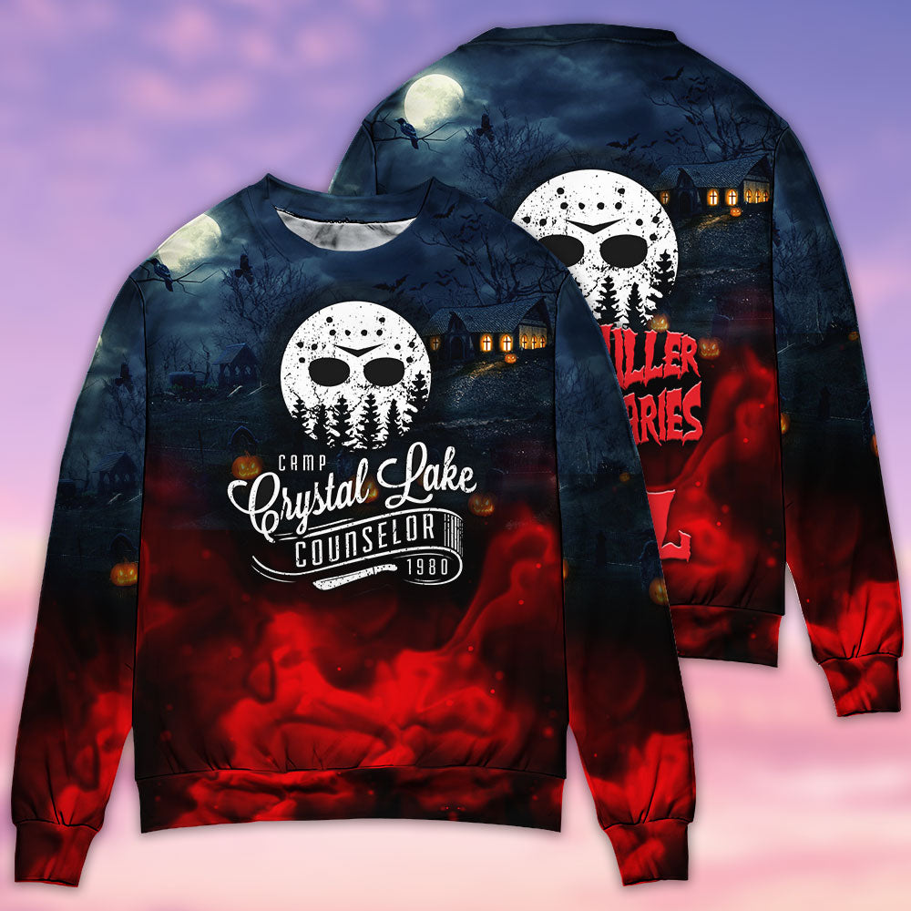 Halloween Horror Movie Night Style – Sweater - Ugly Christmas Sweater