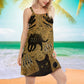 Put Your Paws Up Cat – Women's Summer Sleeveless V-Neck Camisole Dress