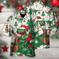 Merry Rexmas Dinosaur And Christmas Tree Fun - Hawaiian Shirt