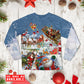 Christmas Say Hi From Santa's Sleigh - Pajamas Long Sleeve - Owls Matrix LTD