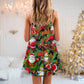 Santa Snowman For Everyone – Women's Summer Sleeveless V-Neck Camisole Dress