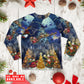 Christmas Family In Love Santa - Pajamas Long Sleeve - Owls Matrix LTD