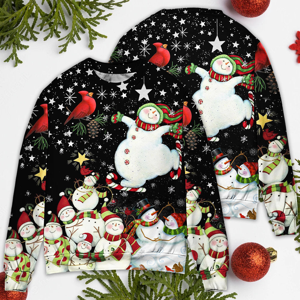 Christmas Snowman Winter Wonderland – Sweater - Ugly Christmas Sweater