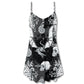 Dragon Fire Gothic Compass – Women's Summer Sleeveless V-Neck Camisole Dress