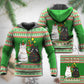 Cat Wreck The Tree Holiday Art – 3D Hoodie