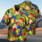 Chicken Family Colorful Art – Hawaiian Shirt