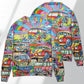 Hippie Van Colorful Peace Art – Sweater - Ugly Christmas Sweater