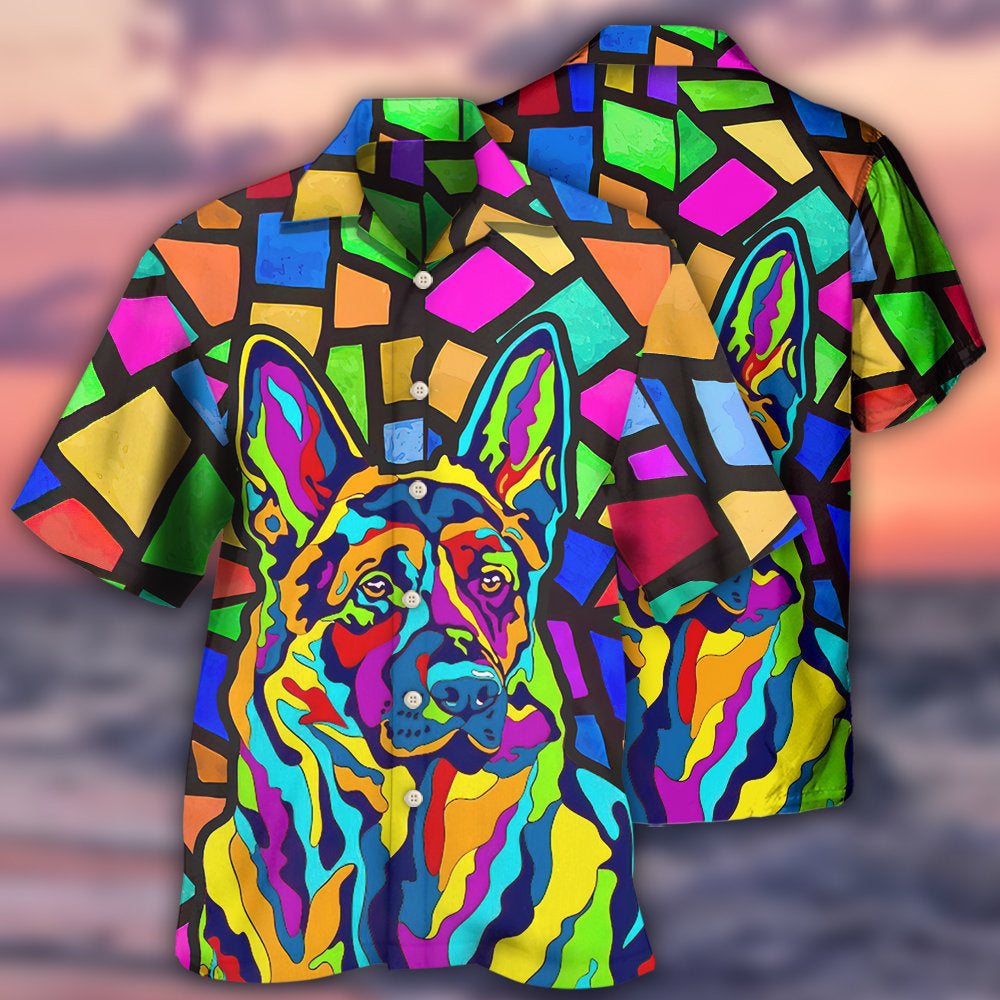 German Shepherd My Cool Dog Artistic Style - Hawaiian Shirt
