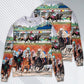 Horse Racing Wild Power Style – Sweater - Ugly Christmas Sweater