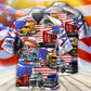Truck US Flag Independence Art – Hawaiian Shirt