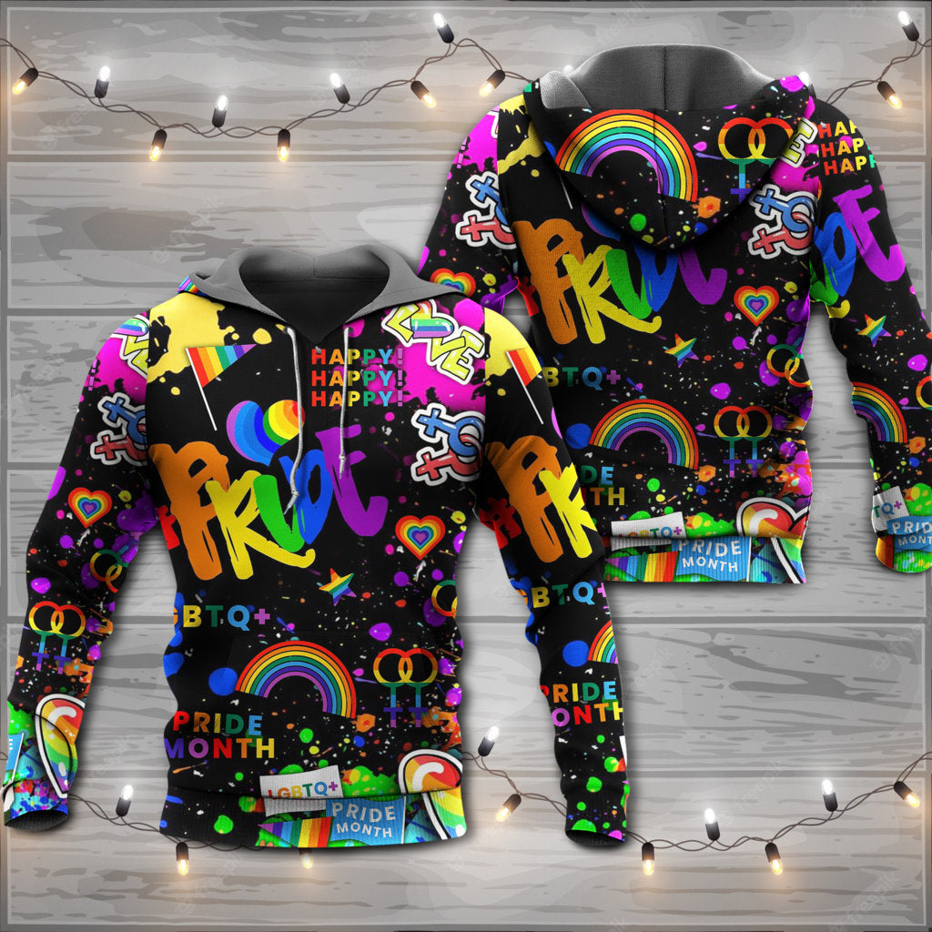 Pride Colorful Unity Style - Hoodie