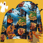 Halloween Dragon Pumpkin Night Art – Sweater - Ugly Christmas Sweater