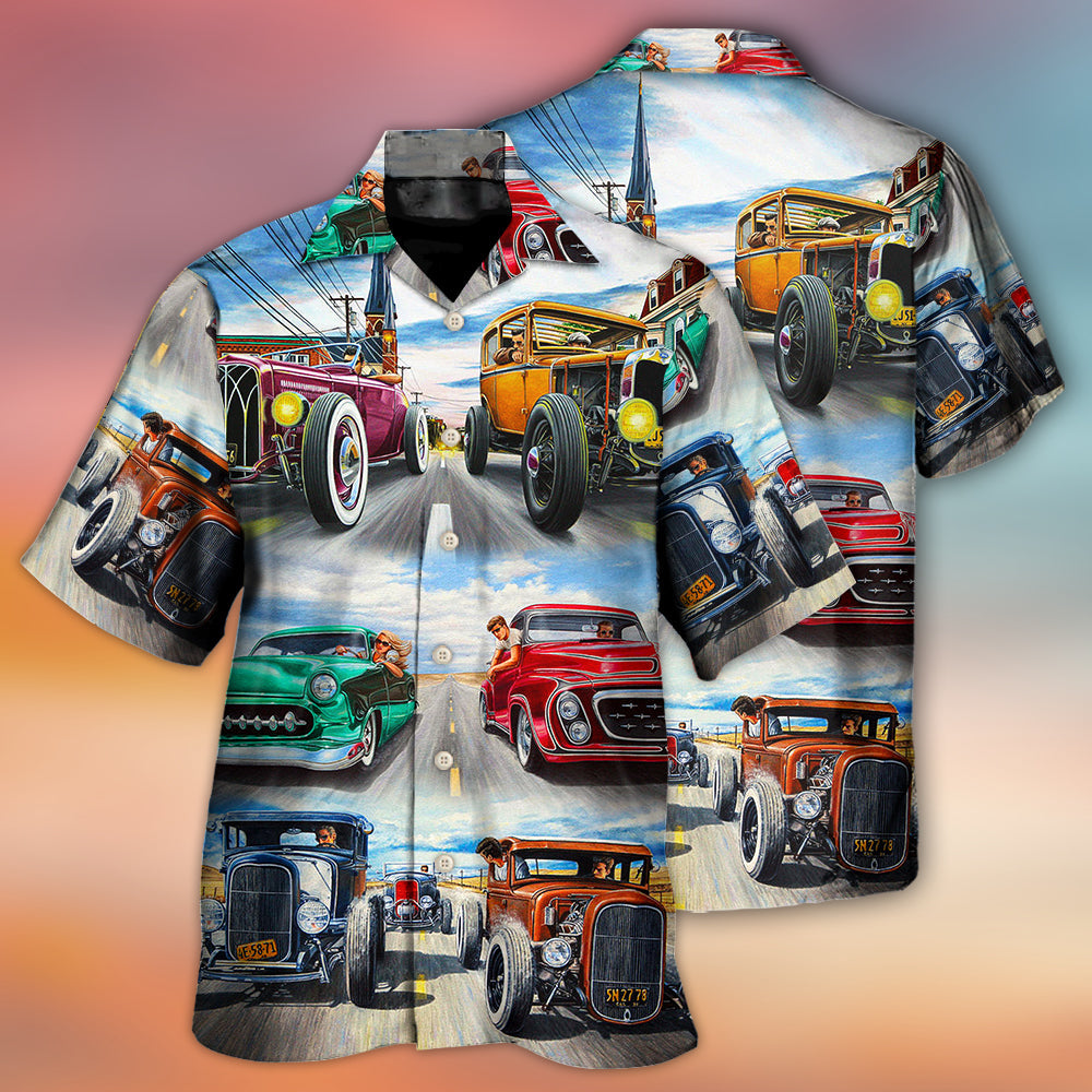 Hot Rod Racing Speed Lover Art – Hawaiian Shirt