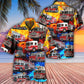 Fire Truck Firefighter Life Tribute – Hawaiian Shirt