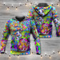 Hippie Mushroom Stay Trippy Style - 3D Hoodie