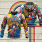 Hippie Rock Music Colorful Style - Hoodie