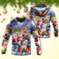 Funny Santa Holiday Art - 3D Hoodie