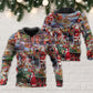 Christmas Joy Love Peace Family - 3D Hoodie