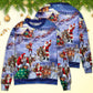 Christmas Santa Story Night Gift Art – Sweater - Ugly Christmas Sweater