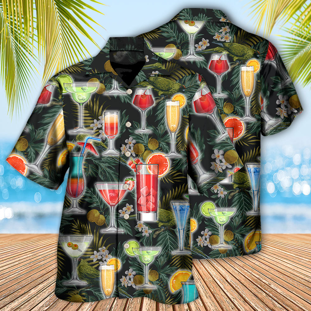 Summer Cocktail Tropical Beach Vibe – Hawaiian Shirt
