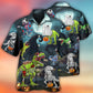 Halloween Zombie Dinosaur Scary - Hawaiian Shirt