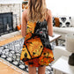 Halloween Spider Pumpkin Scary – Women's Summer Sleeveless V-Neck Camisole Dress