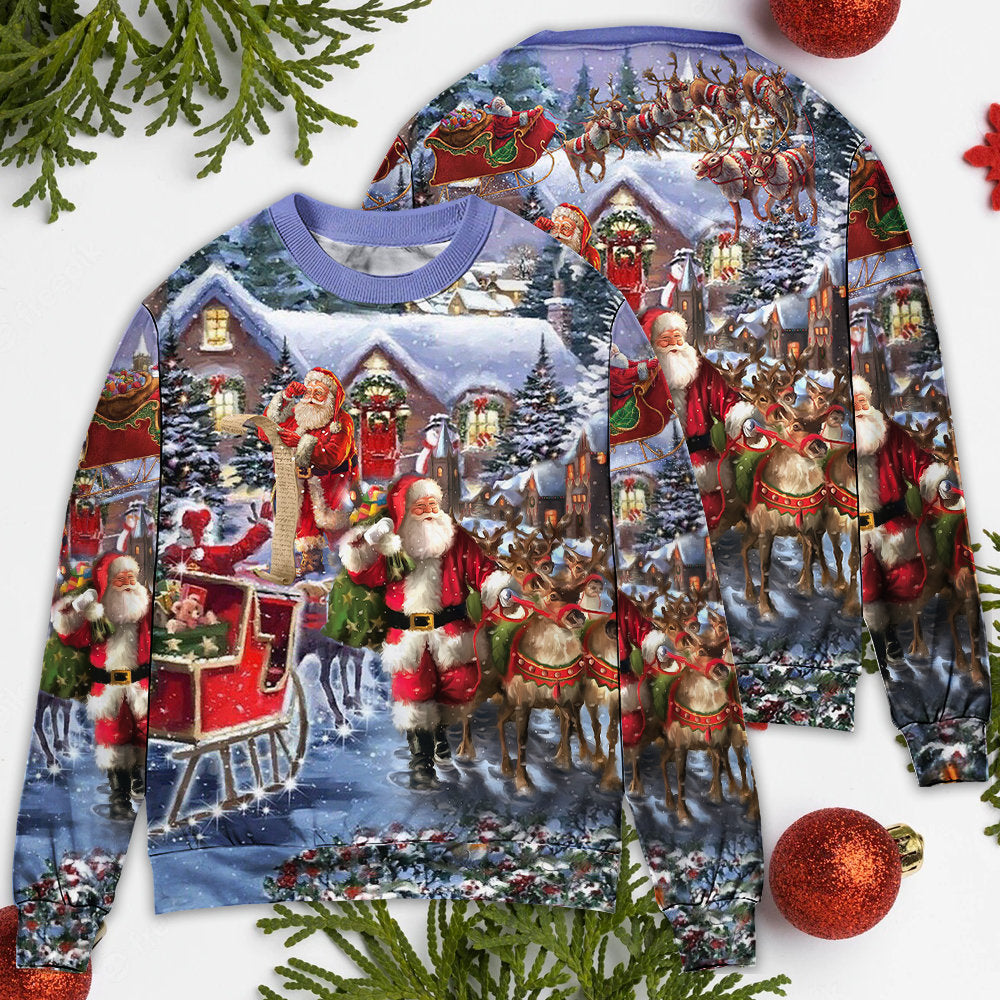 Christmas Santa Comes Tonight Style – Sweater - Ugly Christmas Sweater