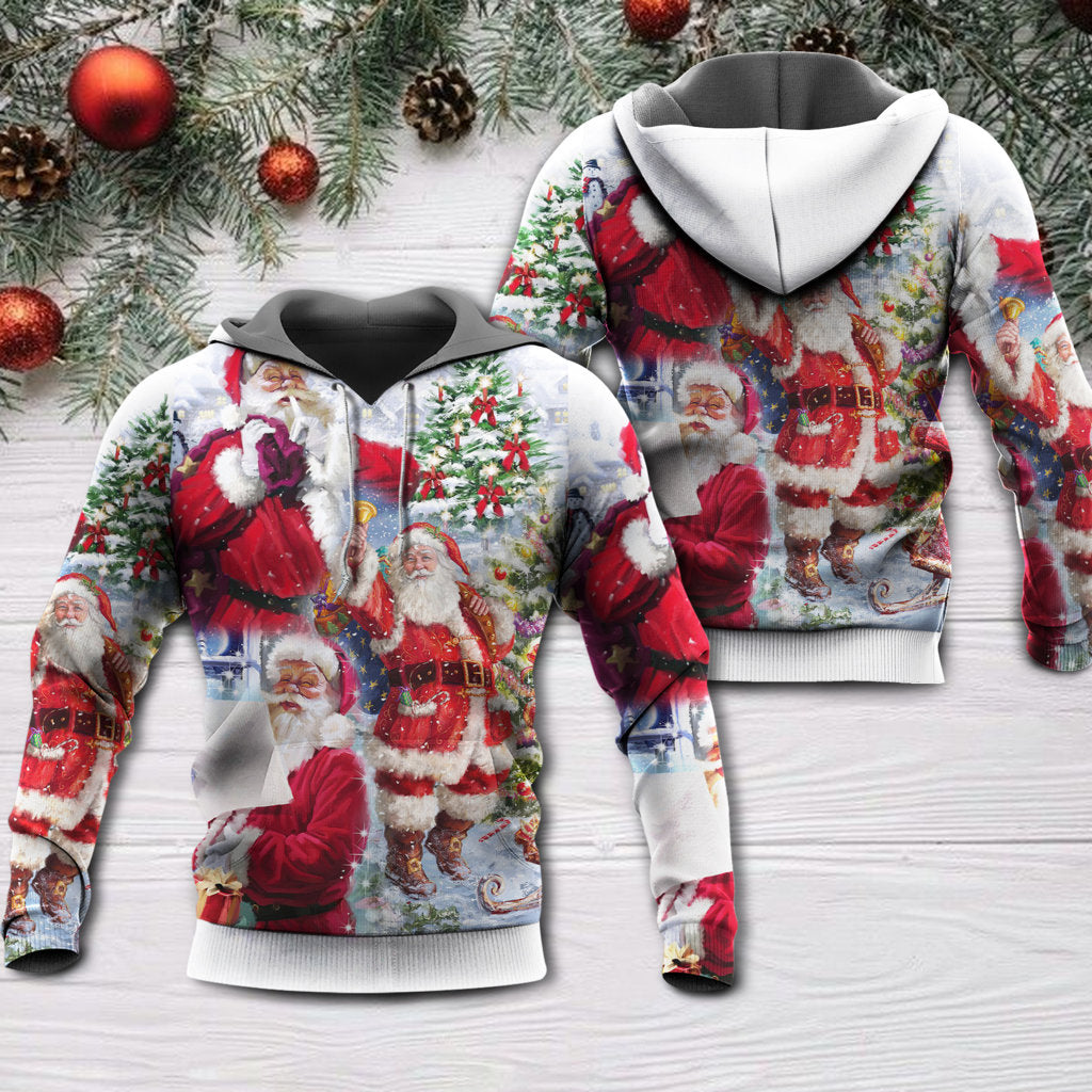 Christmas Santa Is Coming Style - 3D Hoodie