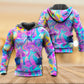 Hippie Mushroom Psychedelic Magical Eye Art – 3D Hoodie