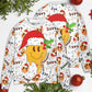 Christmas Hippie Groovy Santa Smile Face – Sweater - Ugly Christmas Sweater