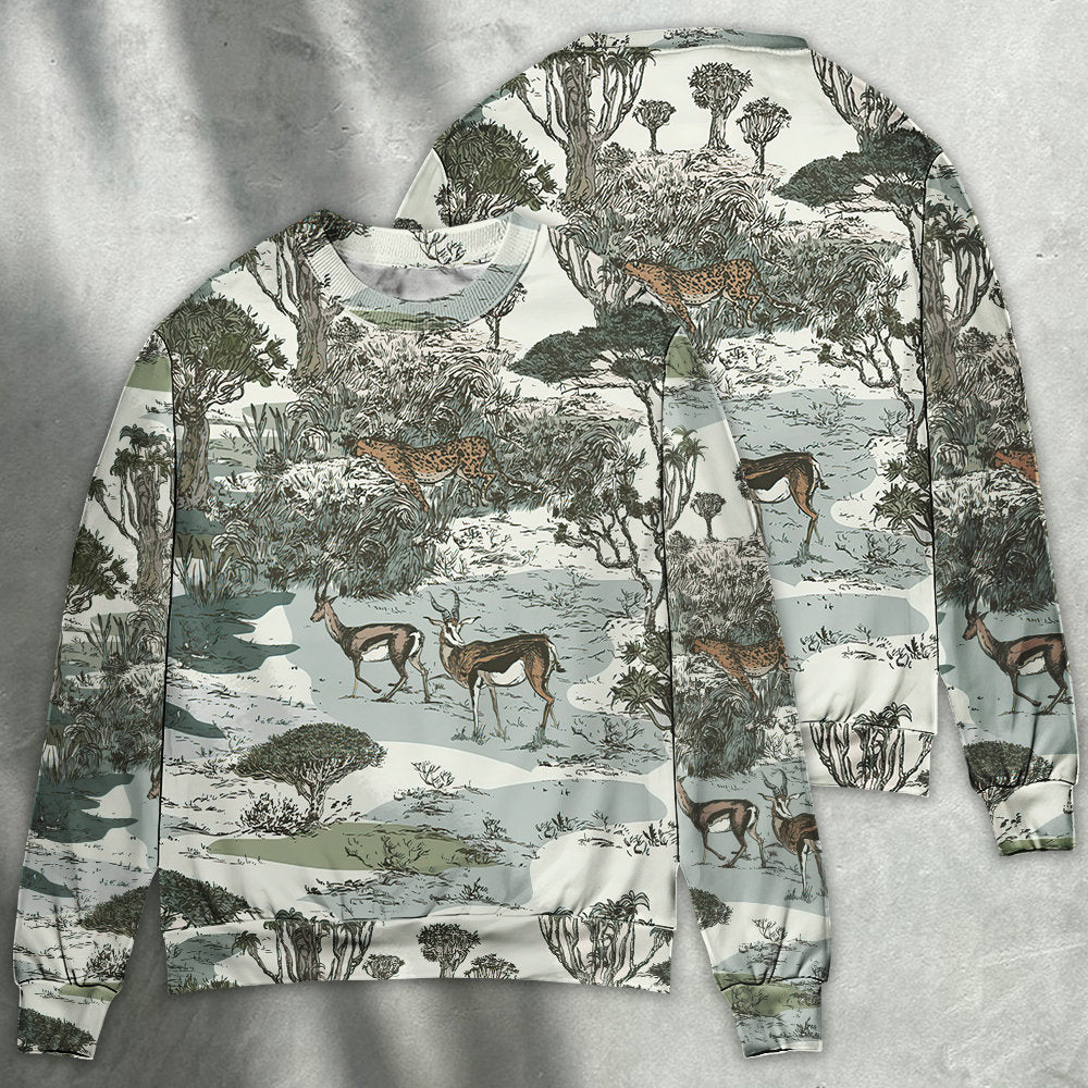Hunting Cool Wildlife Outdoor Style – Sweater - Ugly Christmas Sweater