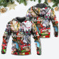 Cat Christmas Tree Merry Xmas - 3D Hoodie