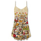 Christmas Merry Xmas Love Beer – Women's Summer Sleeveless V-Neck Camisole Dress