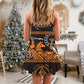 Warrior Spartan Pattern Basic – Women's Summer Sleeveless V-Neck Camisole Dress