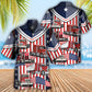 USA Flag Trucker Lifestyle - Hawaiian Shirt