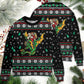 Christmas Santa With Fantasy Dragon – Sweater - Ugly Christmas Sweater