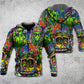 Hippie Space Alien Art - 3D Hoodie