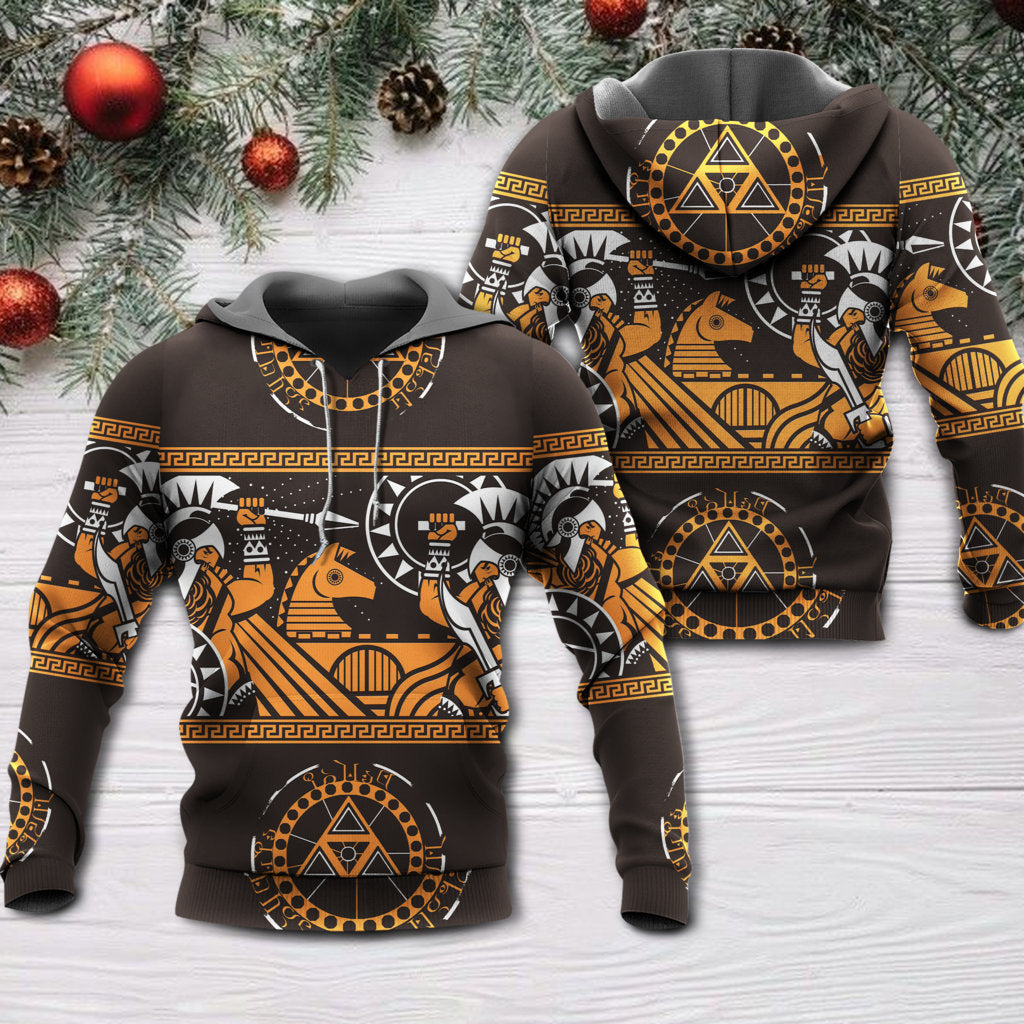 Spartan Warrior Strong Spirit Style - 3D Hoodie