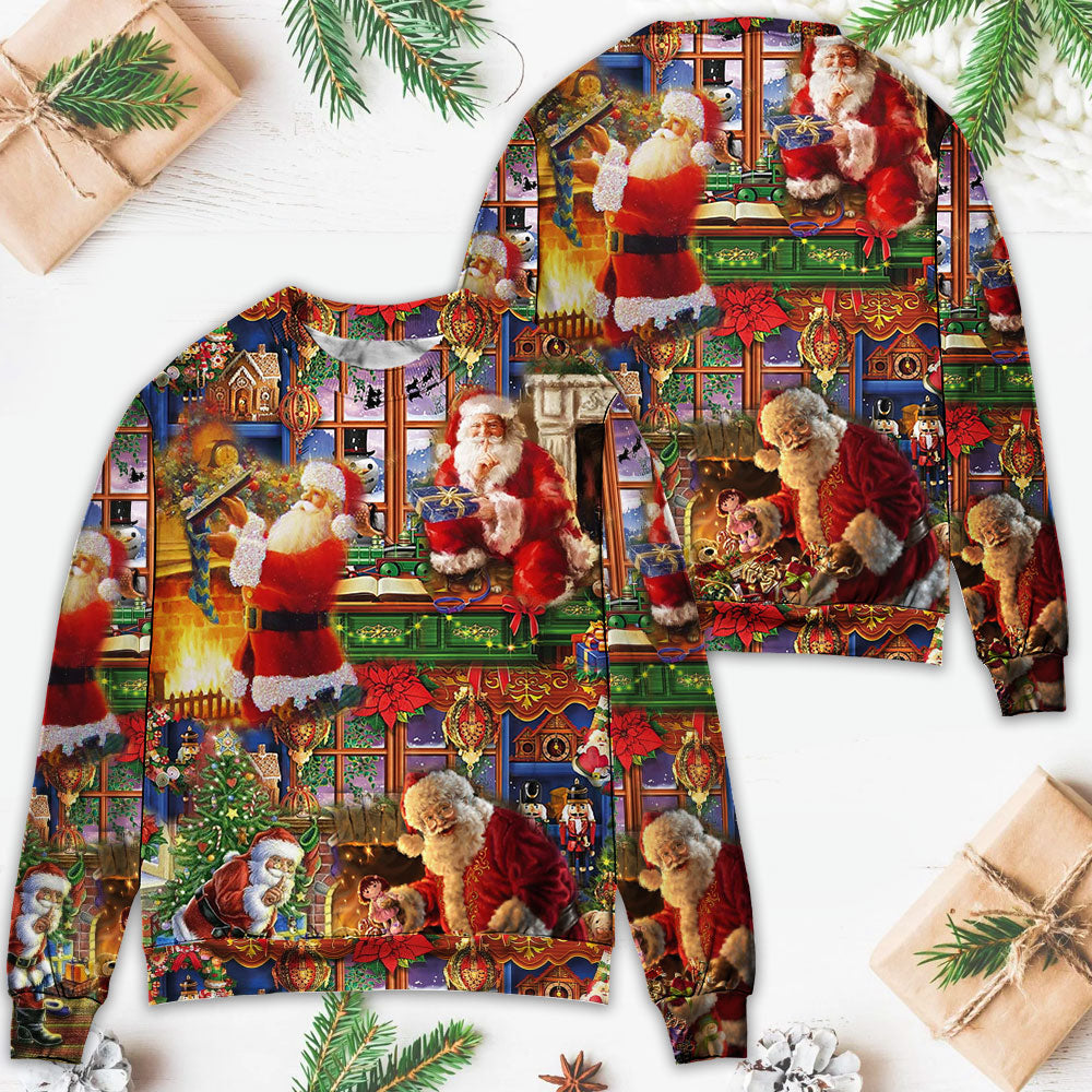 Santa Claus Christmas Merry Xmas Style – Sweater - Ugly Christmas Sweater
