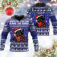 Black Cat Wreck The Tree Funny Holiday Art – 3D Hoodie
